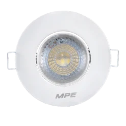 Đèn LED downlight chỉnh hướng gắn âm 3W sáng vàng MPE DLA2R-3V