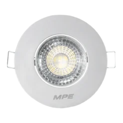 Đèn LED downlight chỉnh hướng gắn âm 5W sáng trắng MPE DLA2R-5T