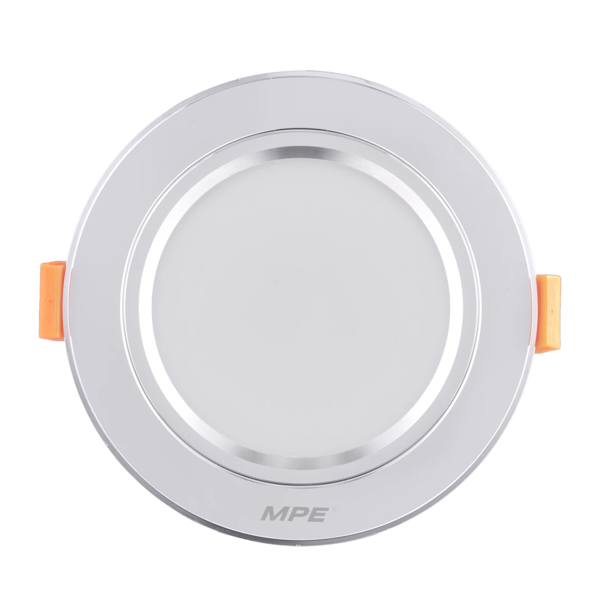 dlb-7t Đèn LED downlight nhôm âm trần viền bạc 7W sáng trắng MPE DLB-7T