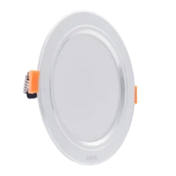 Đèn LED downlight nhôm âm trần viền bạc 7W sáng trắng MPE DLB2-7T