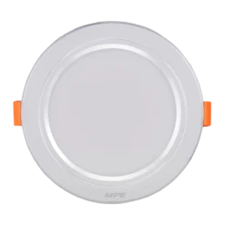Đèn LED downlight nhôm âm trần viền bạc 9W đổi màu MPE DLBL-9/3C