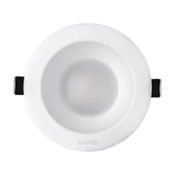 Đèn LED downlight nhôm âm trần 12W sáng trắng MPE DLF2-12T