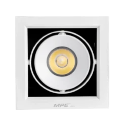 Đèn LED downlight vuông gắn âm 1x20W sáng trung tính MPE DLS-120N