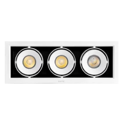 Đèn LED downlight vuông gắn âm 3x20W sáng trắng MPE DLS-320T