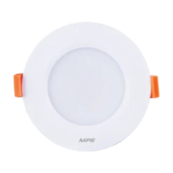 Đèn LED downlight nhôm âm trần viền trắng 5W sáng trung tính MPE DLT-5N