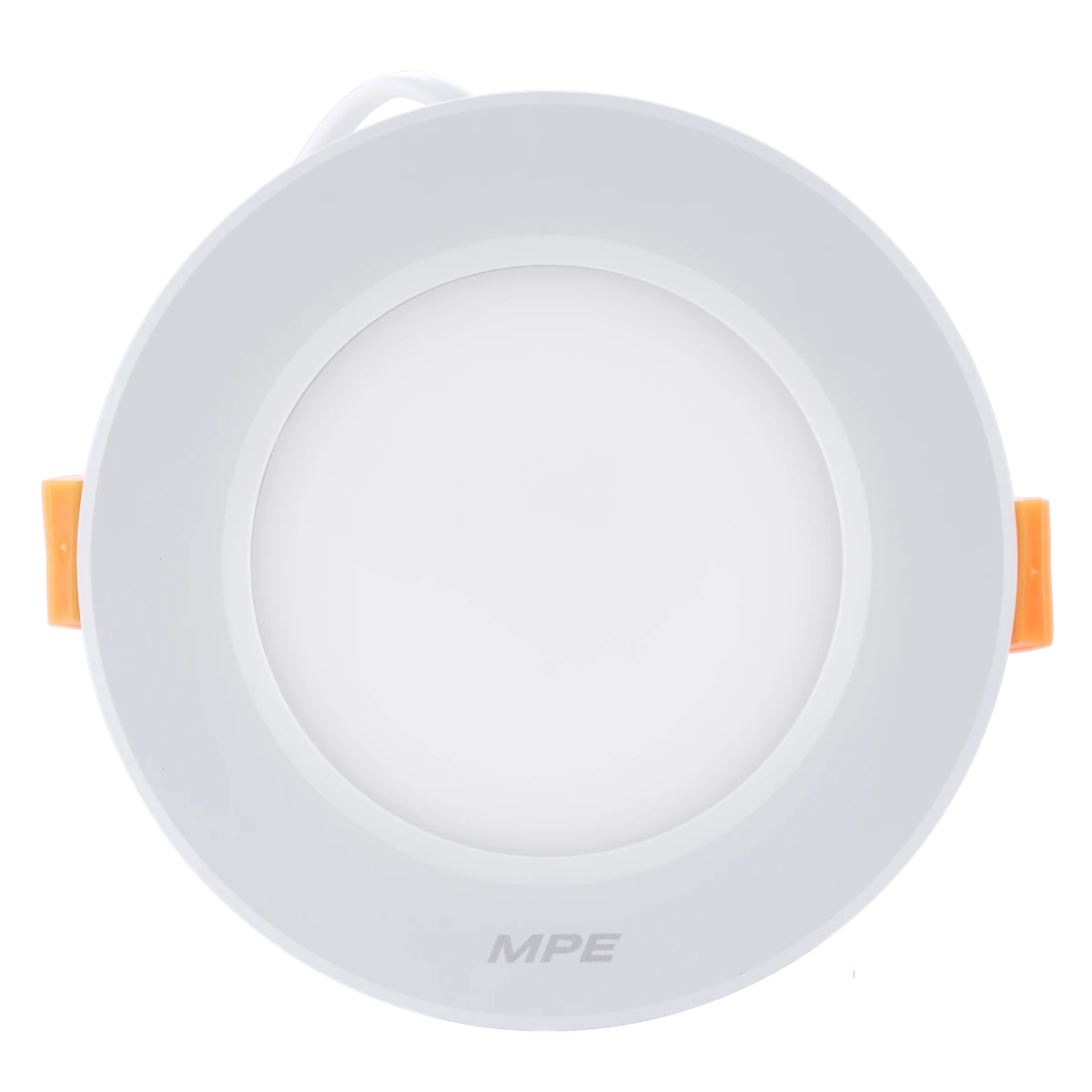 dlt-7t-2 Đèn LED downlight nhôm âm trần viền trắng 7W đổi màu MPE DLT-7/3C