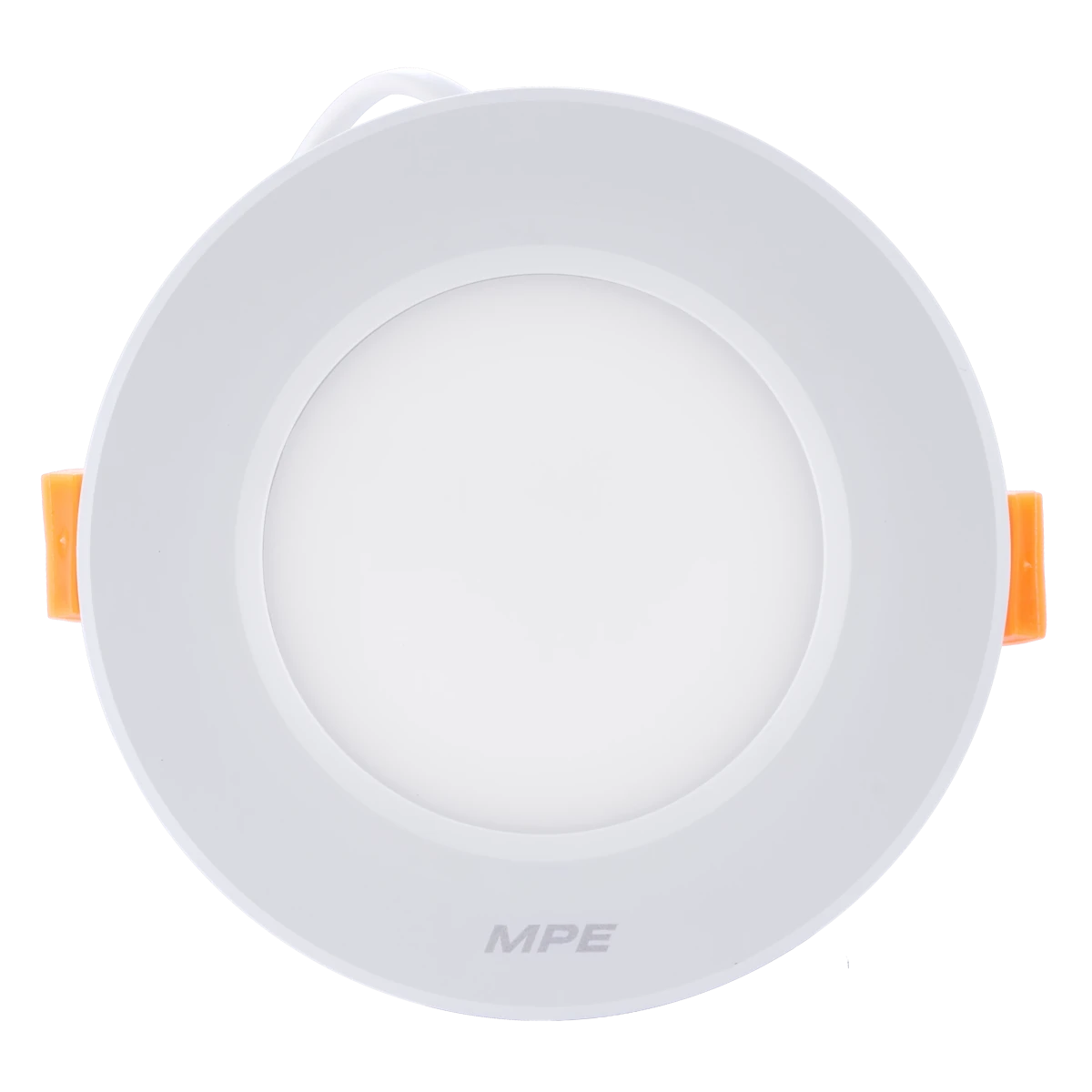 dlt2-5t Đèn LED downlight nhôm âm trần viền trắng 5W sáng trắng MPE DLT2-5T