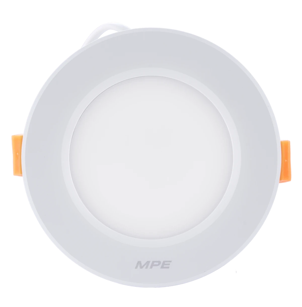 dlt2-7t-3 Đèn LED downlight nhôm âm trần viền trắng 7W đổi màu MPE DLT2-7/3C