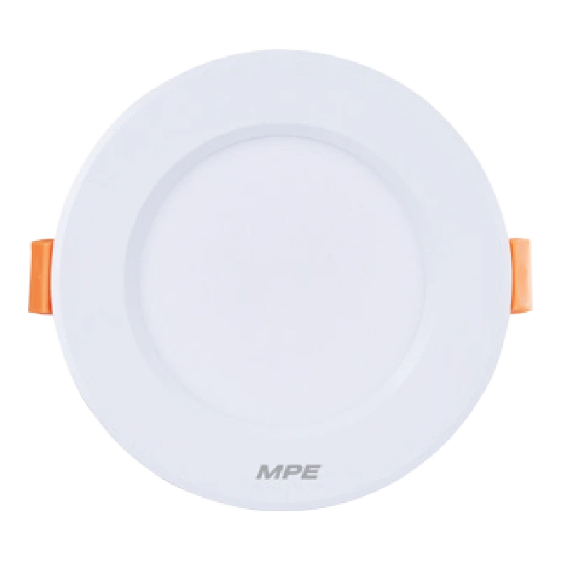 dltl-9t-3 Đèn LED downlight nhôm âm trần viền trắng 9W sáng trung tính MPE DLTL-9N
