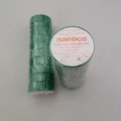 Băng keo cách điện PVC 20 yard xanh lá (China) Nanoco FKPC20G