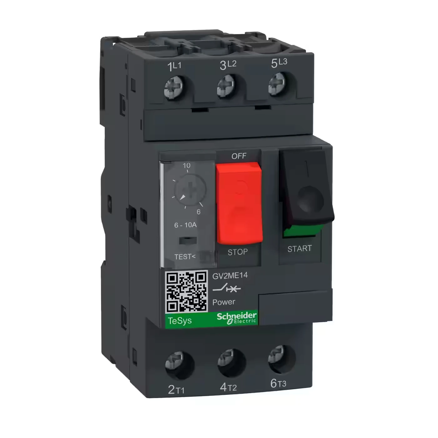 gv2me14 CB bảo vệ động cơ GV2ME 6...10A loại từ nhiệt Schneider GV2ME14