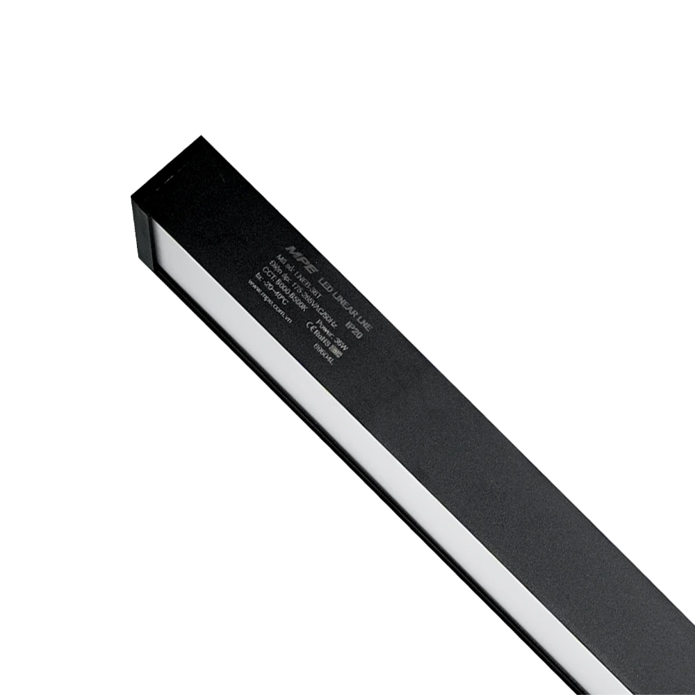 lneb-36t Đèn LED thanh màu đen 1.2m 36W sáng trung tính MPE LNEB-36N