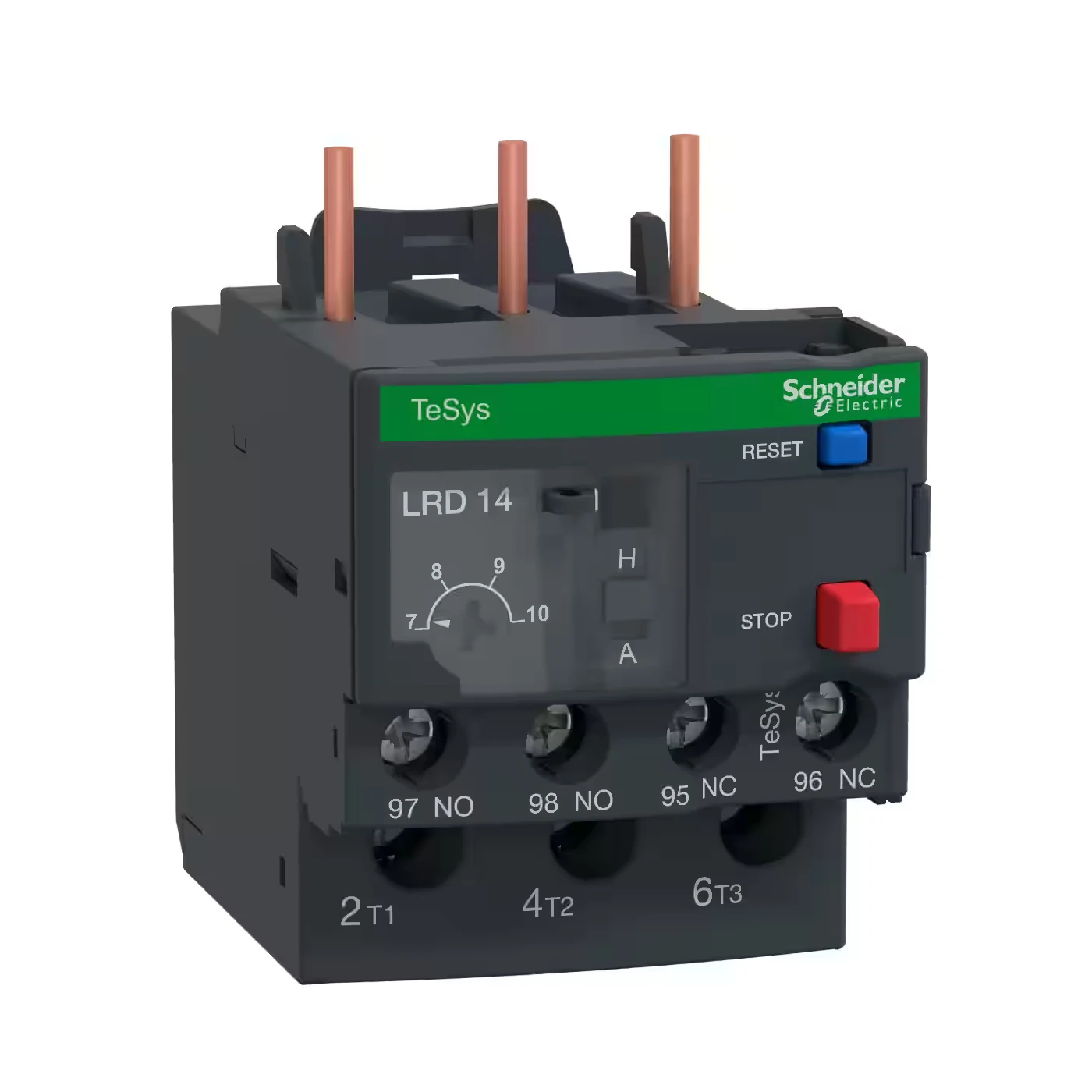 lrd14 Rơ le nhiệt 7...10A dùng với Contactor LC1D09 ... LC1D38 Schneider LRD14