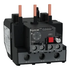 Rơ le nhiệt 55...70A dùng với Contactor LC1E80 ... LC1E95 Schneider LRE361