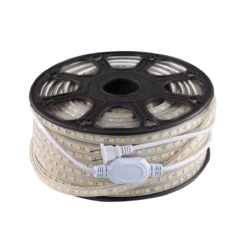 LED dây AC 5050 - 7W/m IP65 sáng vàng, kèm nguồn (cuộn 50m) MPE LS2 5050AC-V