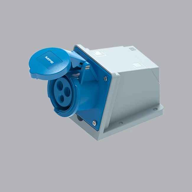 mpn2-113 Ổ cắm gắn nổi 16A 2P+E(6h) IP44 MPE MPN2-113