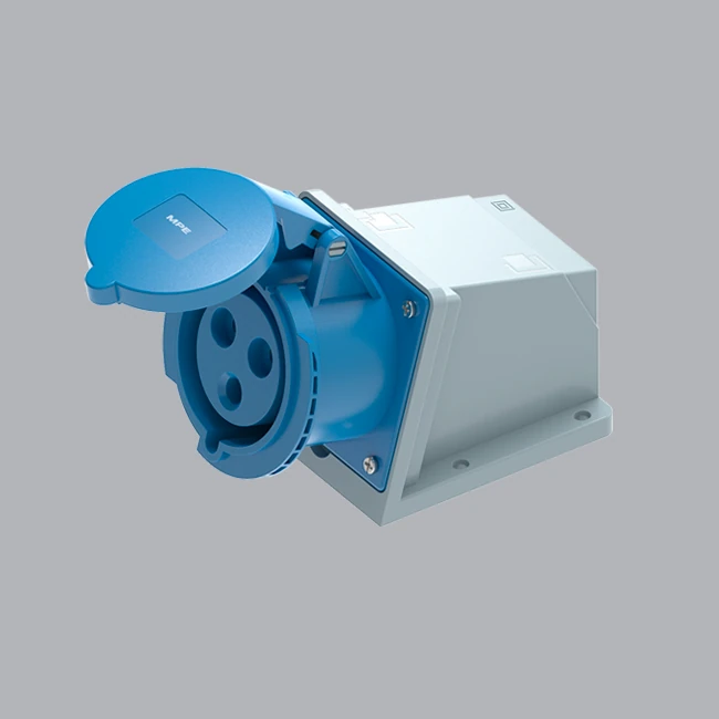 mpn2-123 Ổ cắm gắn nổi 32A 2P+E(6h) IP44 MPE MPN2-123