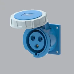 Ổ cắm gắn âm loại thẳng kín nước 32A 2P+E(6h) IP67 MPE MPN2-3232