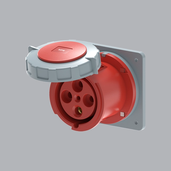 mpn2-3442 Ổ cắm gắn âm loại thẳng kín nước 125A 3P+E(6h) IP67 MPE MPN2-3442