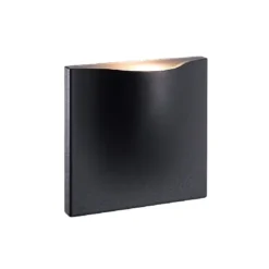 Đèn LED gắn tường ngoài trời màu xám đen 1x7W sáng vàng Nanoco NBL1141B