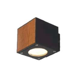 Đèn LED gắn tường ngoài trời màu xám nhạt 8W sáng vàng 3000K Nanoco NBL2613WD