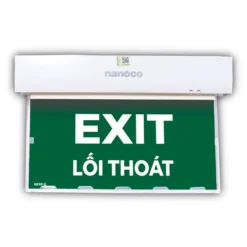 Đèn LED Exit 5.5W - pin 3 giờ (kèm 1 hình chỉ hướng NEXF-E) Nanoco NEX2108C1
