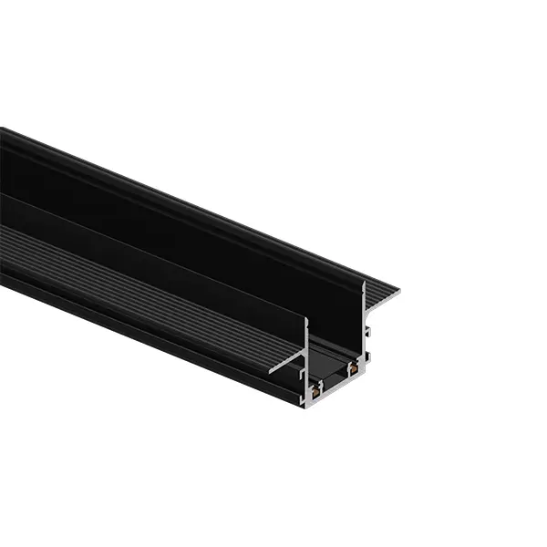 nmg-rr10-1 Thanh ray nam châm lắp âm màu đen 1.5m Nanoco NMG-RR15