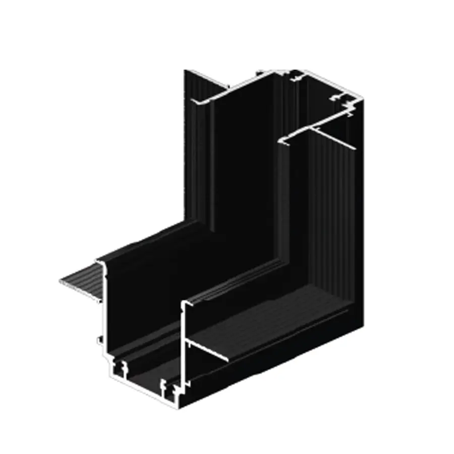 nmg-rrlw Khớp nối góc trần và tường thanh ray lắp âm màu đen Nanoco NMG-RRLW
