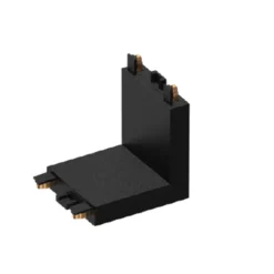 Khớp nối góc trần và tường thanh ray lắp nổi màu đen Nanoco NMG-SRLW