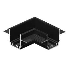 Khớp nối góc thanh ray lắp âm màu đen Nanoco NMG-RRL