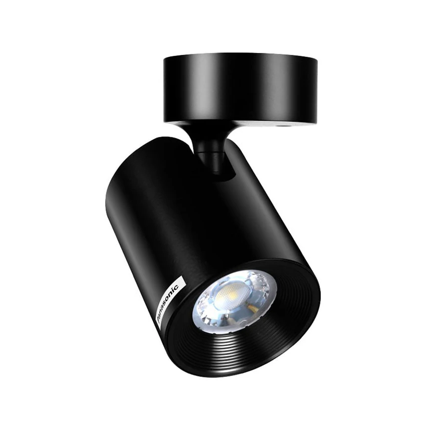 nnnc7606788 Đèn chiếu điểm gắn nổi màu đen 7W sáng trắng Panasonic NNNC7606788