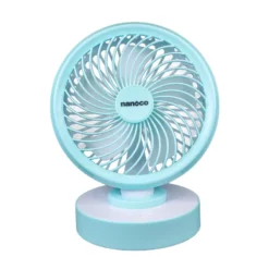 Quạt sạc 7W màu xanh Nanoco NRF6213G