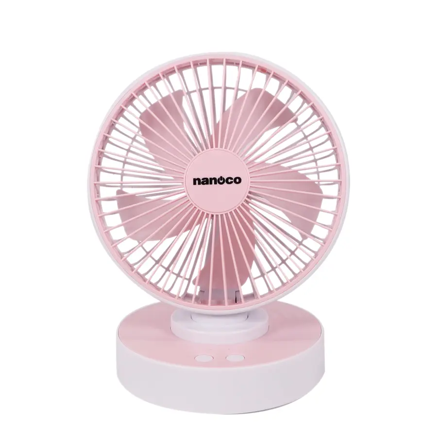 nrf6215p Quạt sạc 5W màu hồng Nanoco NRF6215P