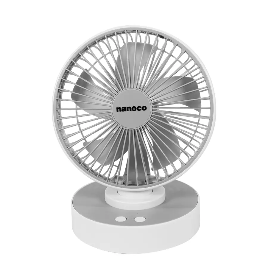 nrf6215w Quạt sạc 5W màu trắng Nanoco NRF6215W