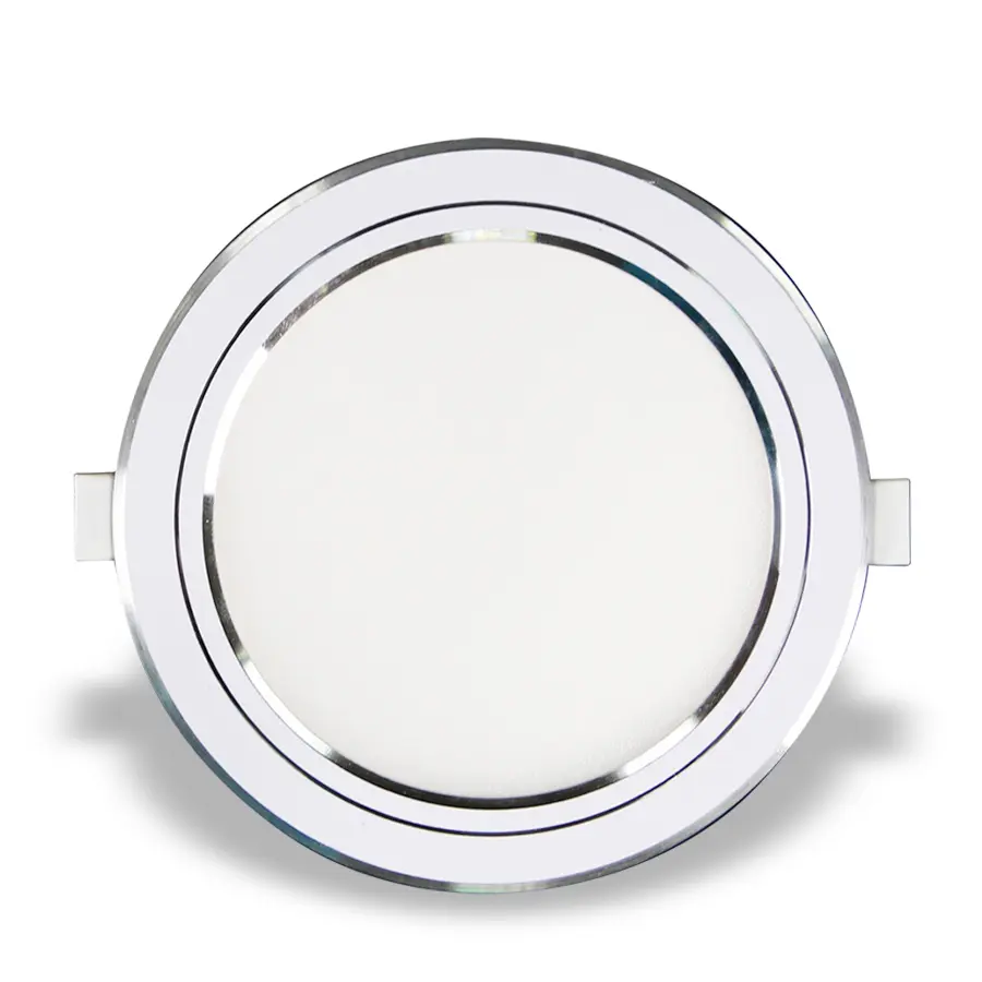 nsd076s90-1 Đèn LED downlight âm trần viền bạc 9W đổi màu Nanoco NSD09CS110