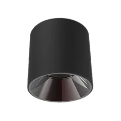 Đèn downlight trụ vỏ đen LED SMD 15W sáng vàng 3000K Nanoco NSDL153B