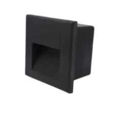 Đèn lối đi âm tường Stella vỏ đen 3W sáng vàng 3000K Nanoco NSLX901B