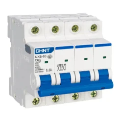 Cầu dao tép MCB NXB-63 4P C16 6kA Chint