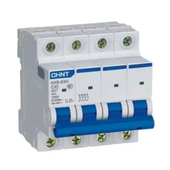 Cầu dao tép MCB NXB-63H 4P C10 10kA Chint