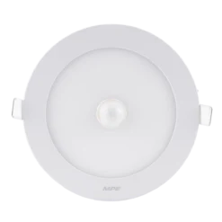 Đèn LED panel nhôm âm trần cảm biến 12W sáng trắng MPE RPL-12T/MS