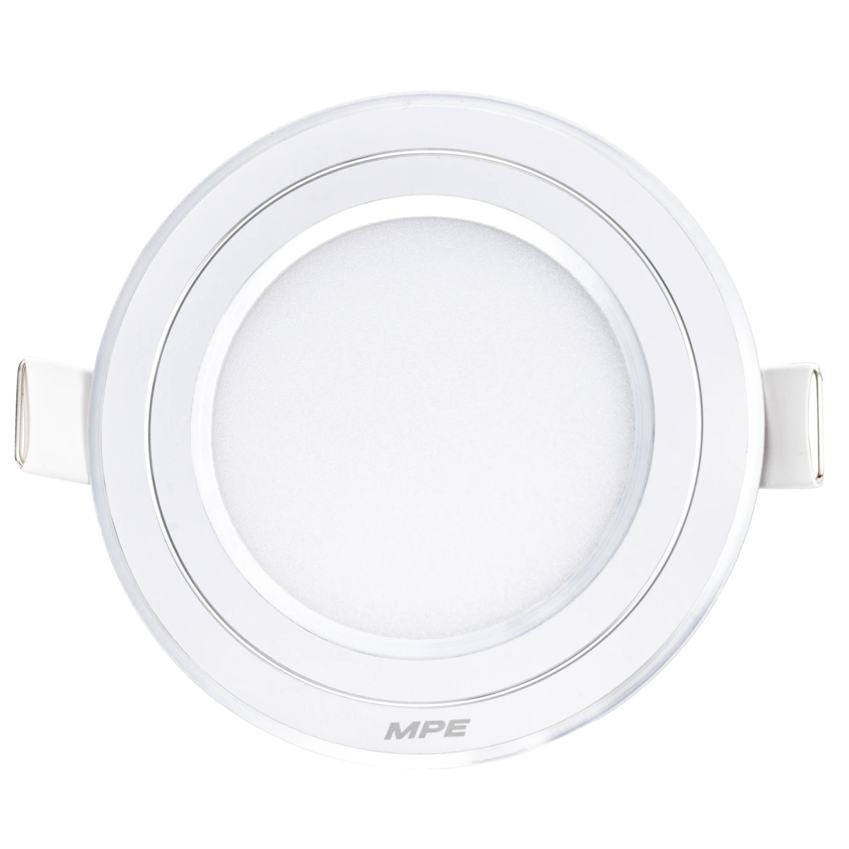 rpl-7t-s Đèn LED panel nhôm âm trần viền bạc 7W đổi màu MPE RPL-7/3C/S