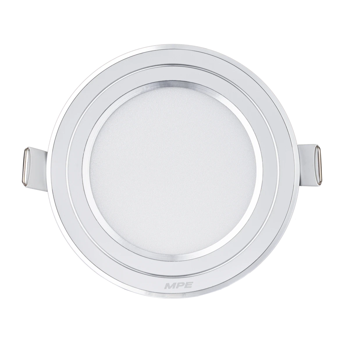 rpl-9st-s Đèn LED panel nhôm âm trần viền bạc 9W đổi màu MPE RPL-9S/3C/S