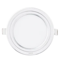 Đèn LED panel nhôm âm trần viền bạc 9W sáng trắng MPE RPL-9T/S