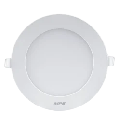 Đèn LED panel nhựa âm trần 9W (D150) sáng vàng MPE RPL3-9V