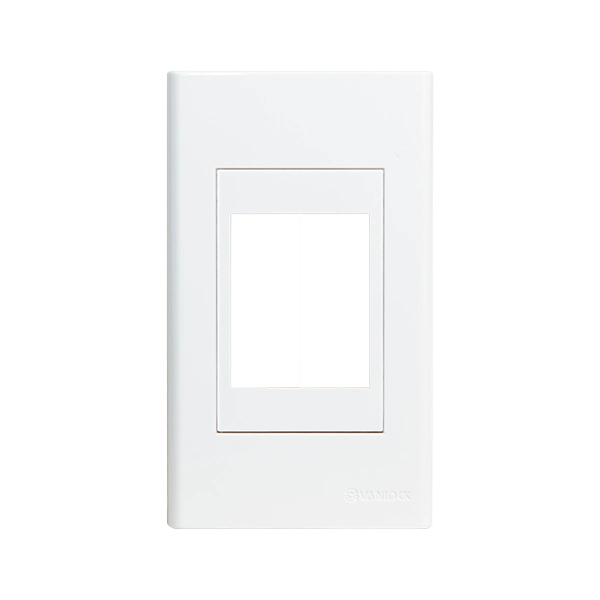 s18cc122-m Mặt S18CC 2 MCB kiểu M Vanlock S18CC122/M