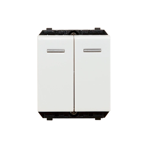 s18ccs-2 Công tắc kép cỡ trung 1 chiều 16A cắm nhanh Vanlock S18CCS/CN/2