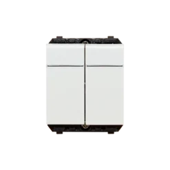 Công tắc kép cỡ trung 1 chiều có vạch bạc 16A cắm nhanh Vanlock S18CCS/CN/2A