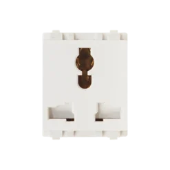 Ổ cắm đa năng có màn che cỡ trung 16A bắt vít Vanlock S18CCUAMT