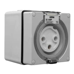 Ổ cắm kín nước 3P 32A 250V IP66 Schneider S56SO332GY