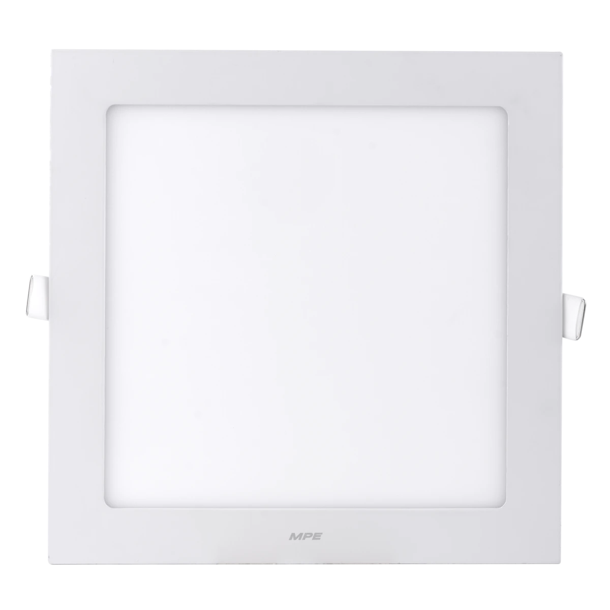 spl-18t-3 Đèn LED panel nhôm âm trần vuông 18W sáng vàng MPE SPL-18V